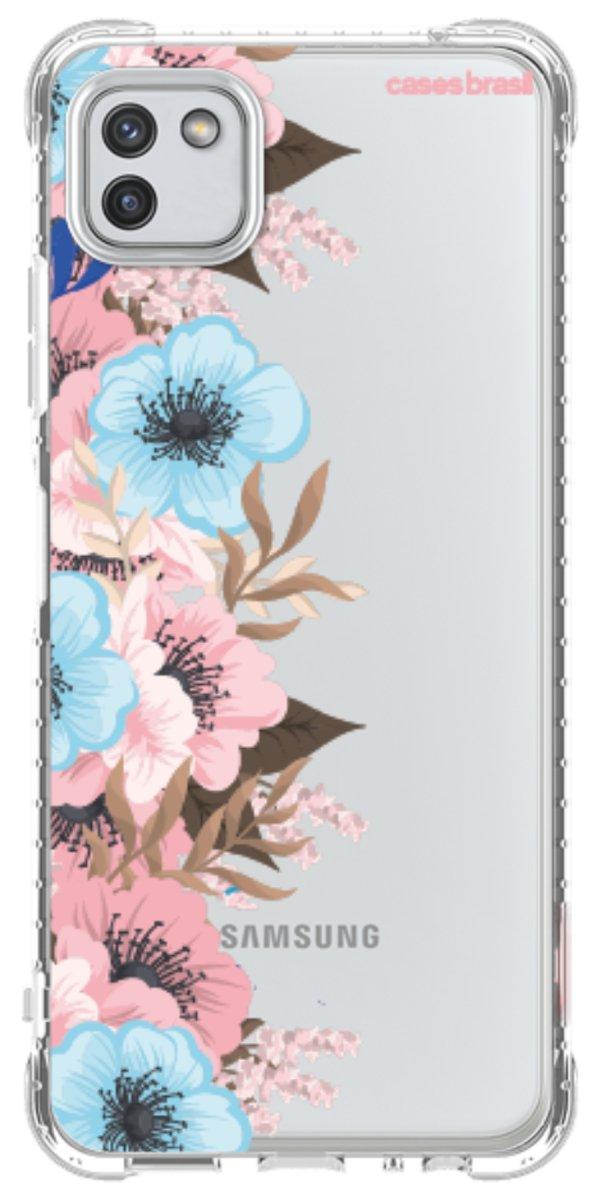 Capinha para Celular Moldura Floral