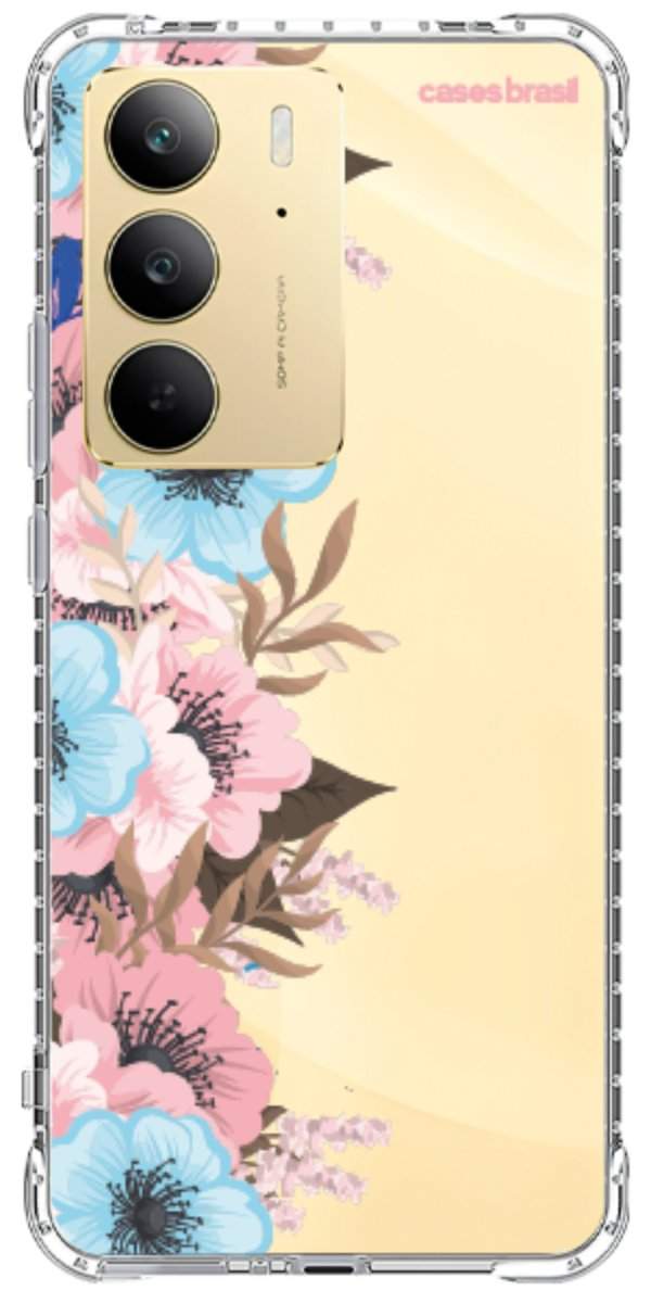 Capinha para Celular Moldura Floral