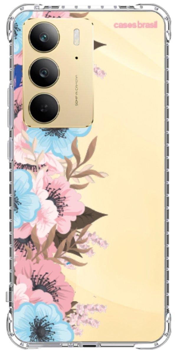 Capinha para Celular Moldura Floral