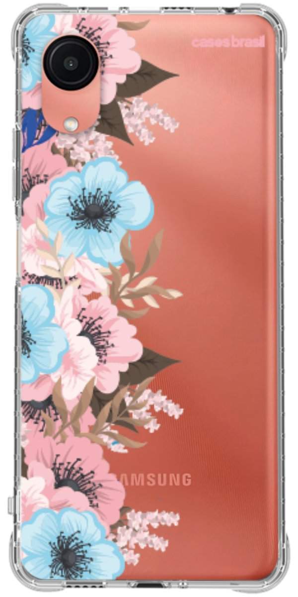 Capinha para Celular Moldura Floral