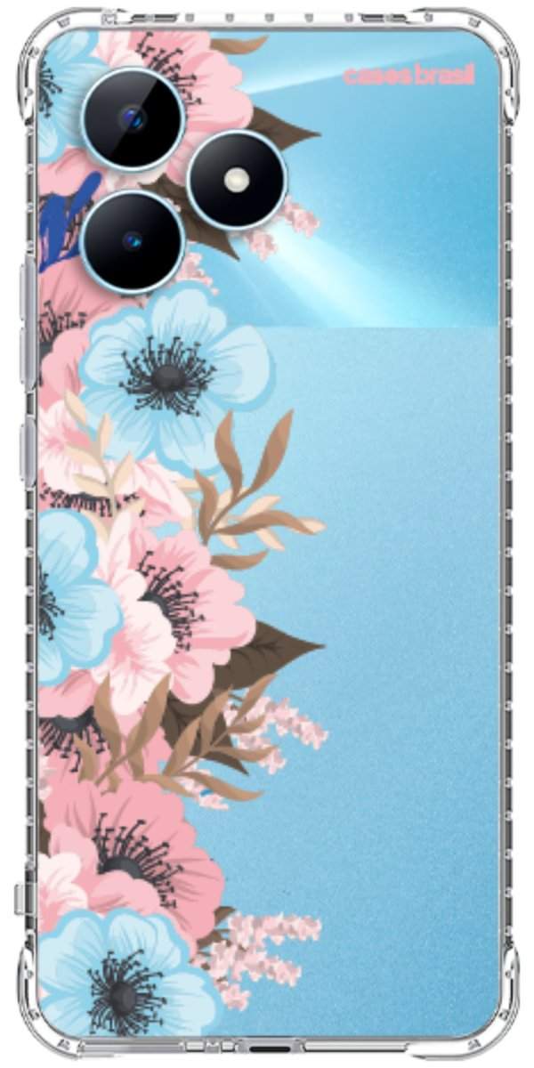 Capinha para Celular Moldura Floral