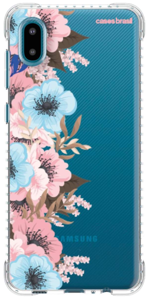 Capinha para Celular Moldura Floral