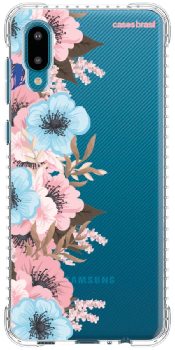 Capinha para Celular Moldura Floral