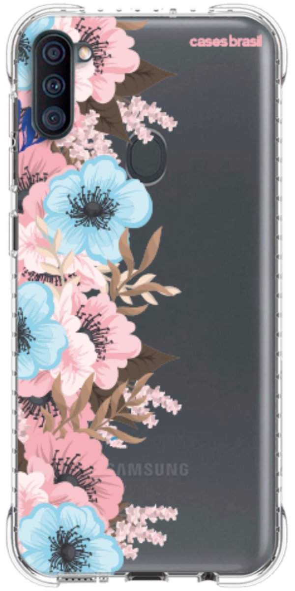Capinha para Celular Moldura Floral