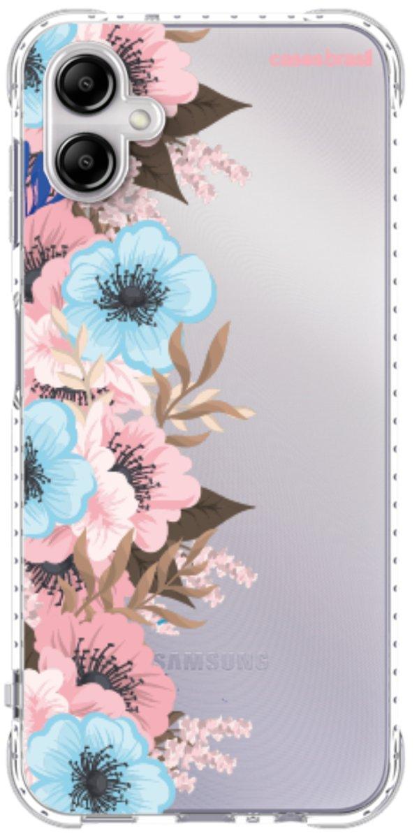 Capinha para Celular Moldura Floral