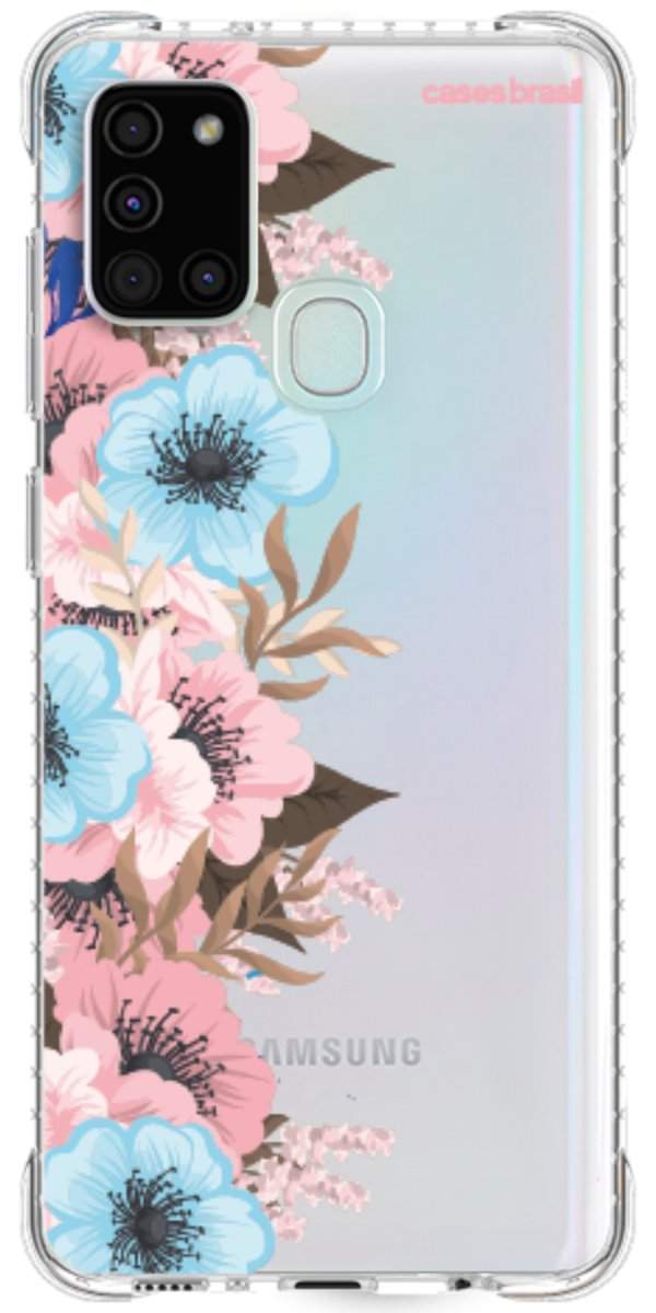 Capinha para Celular Moldura Floral