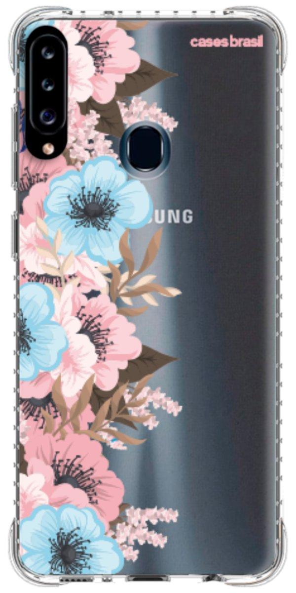 Capinha para Celular Moldura Floral
