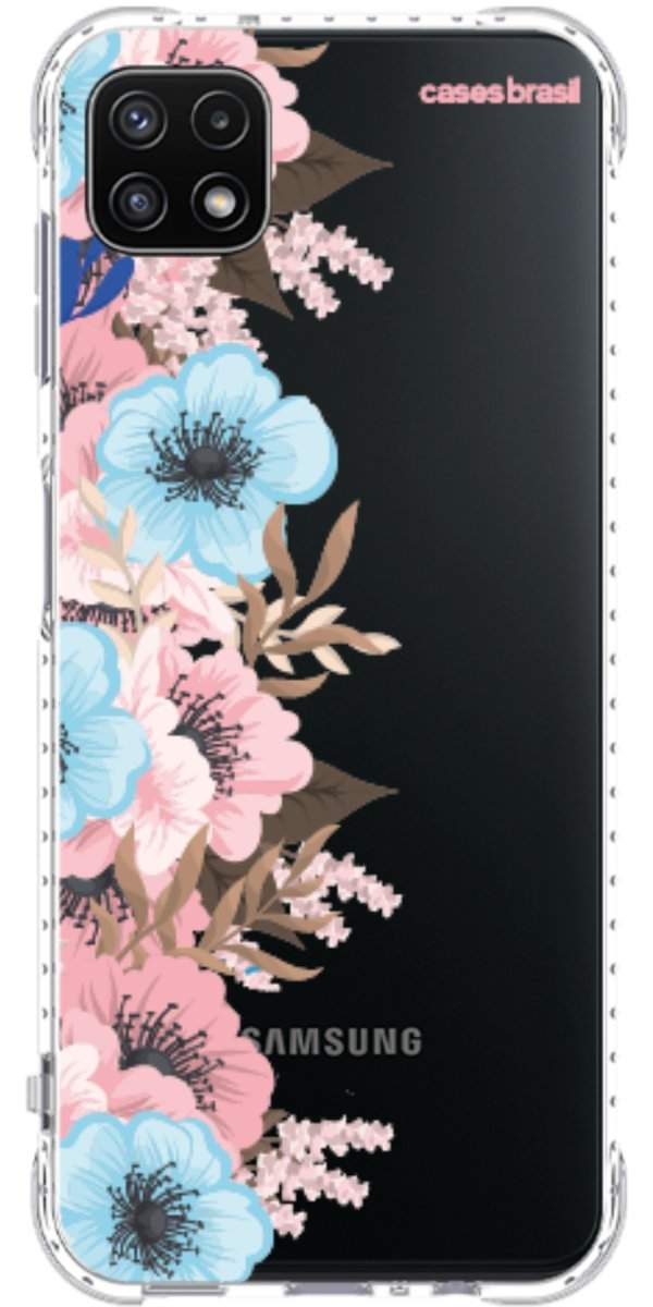 Capinha para Celular Moldura Floral