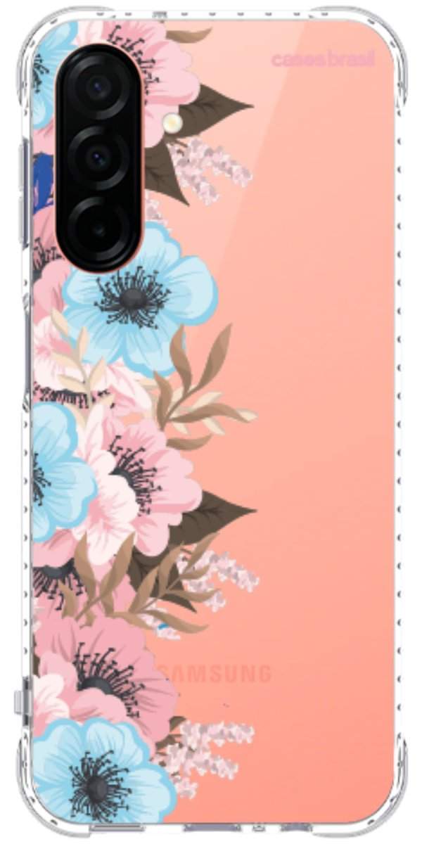 Capinha para Celular Moldura Floral