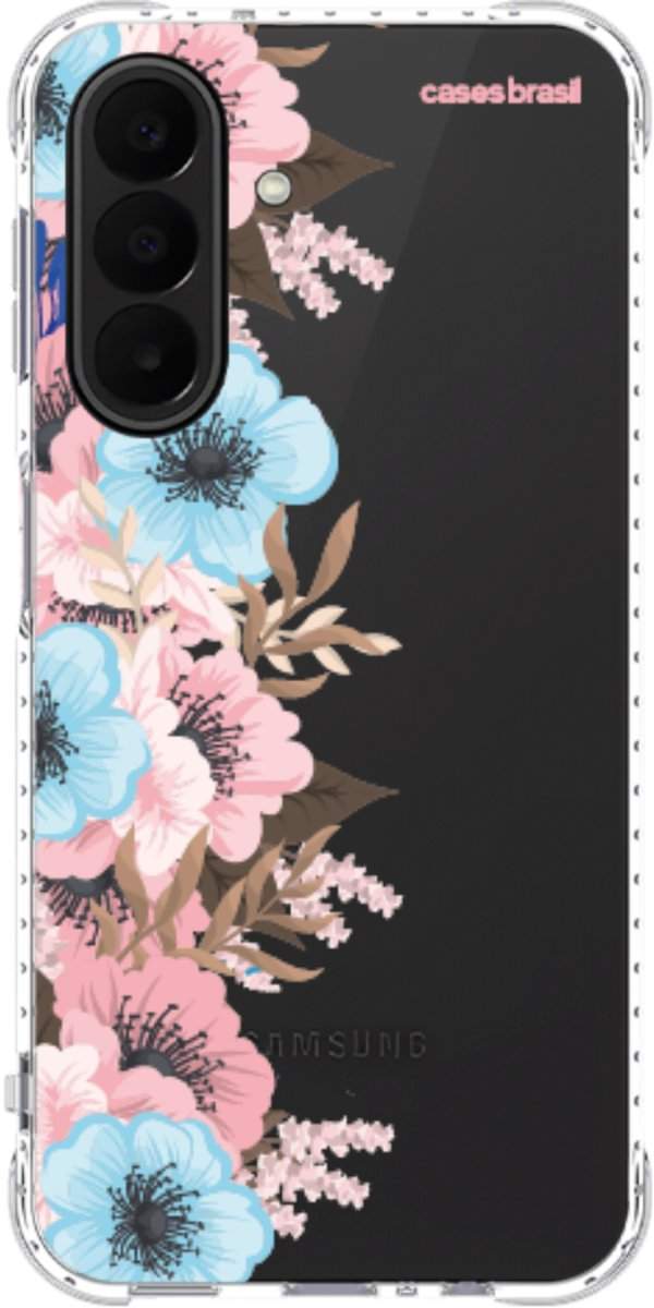 Capinha para Celular Moldura Floral
