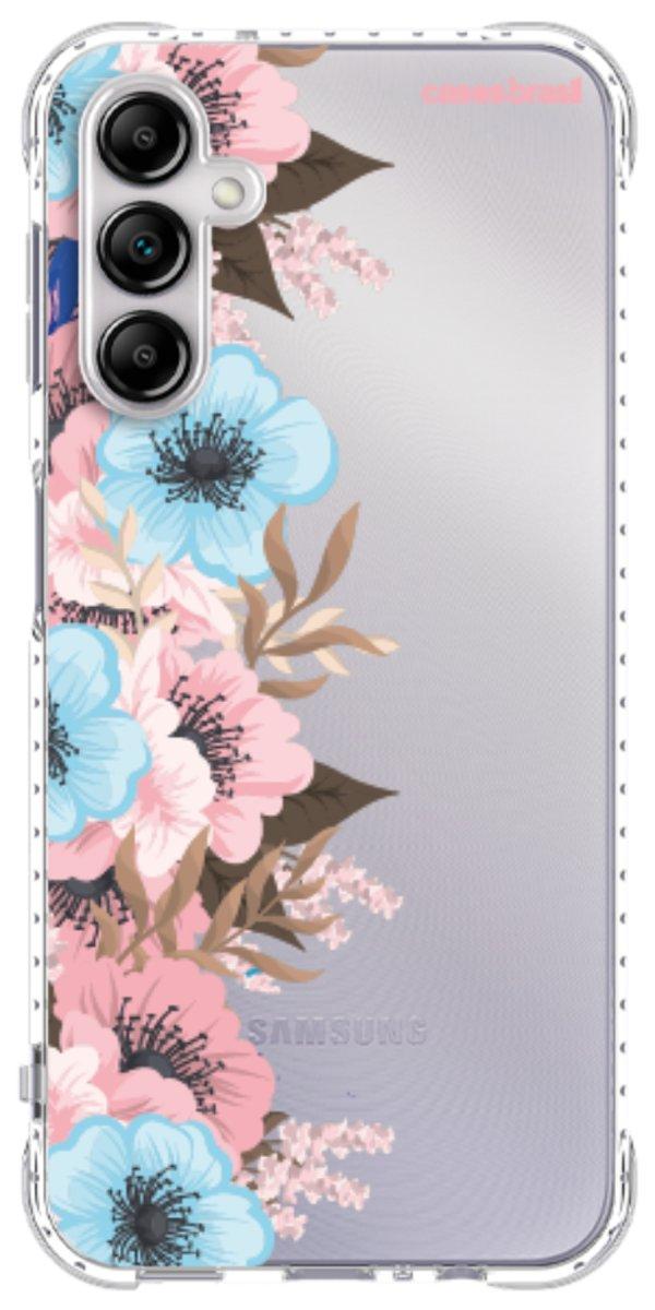 Capinha para Celular Moldura Floral