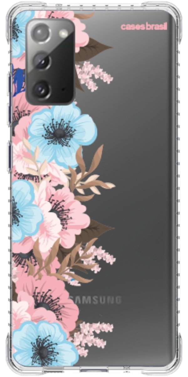 Capinha para Celular Moldura Floral