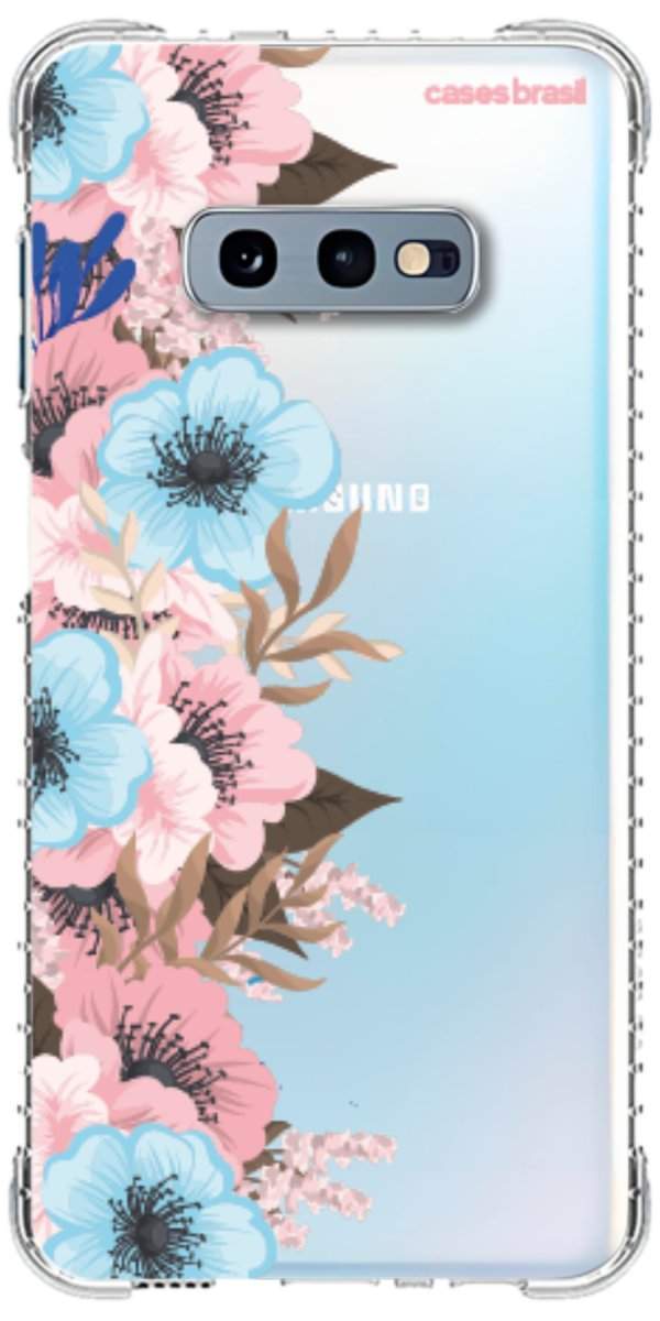 Capinha para Celular Moldura Floral