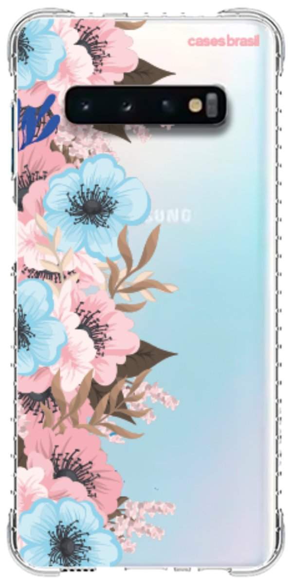 Capinha para Celular Moldura Floral