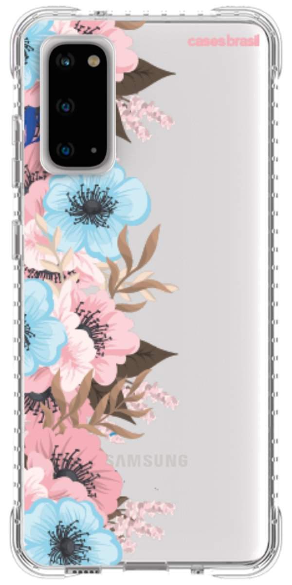 Capinha para Celular Moldura Floral