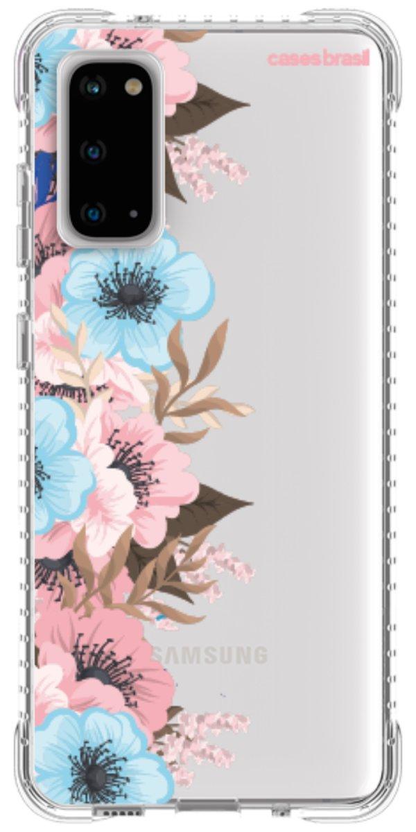 Capinha para Celular Moldura Floral