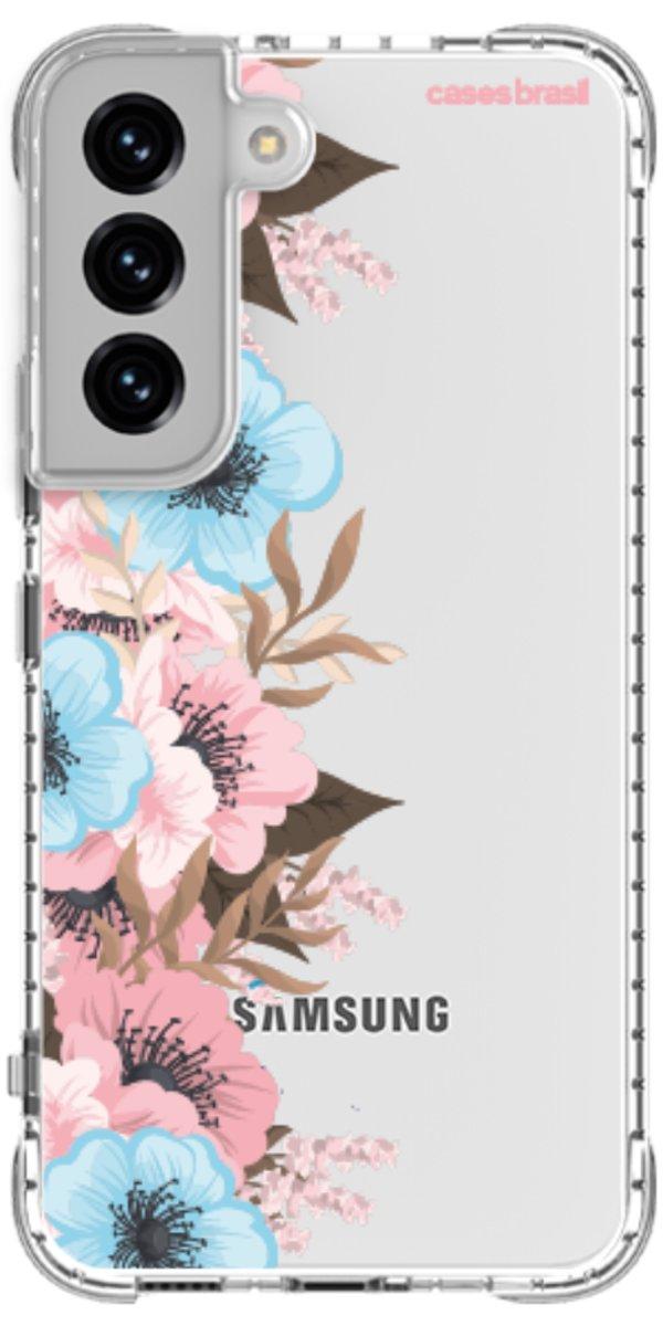 Capinha para Celular Moldura Floral