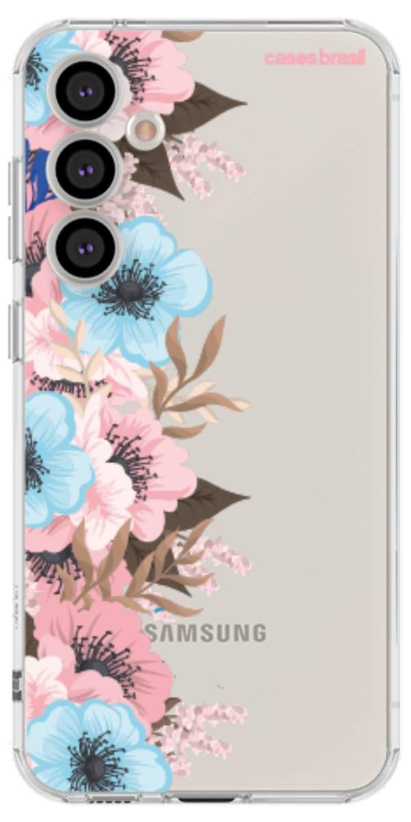 Capinha para Celular Moldura Floral