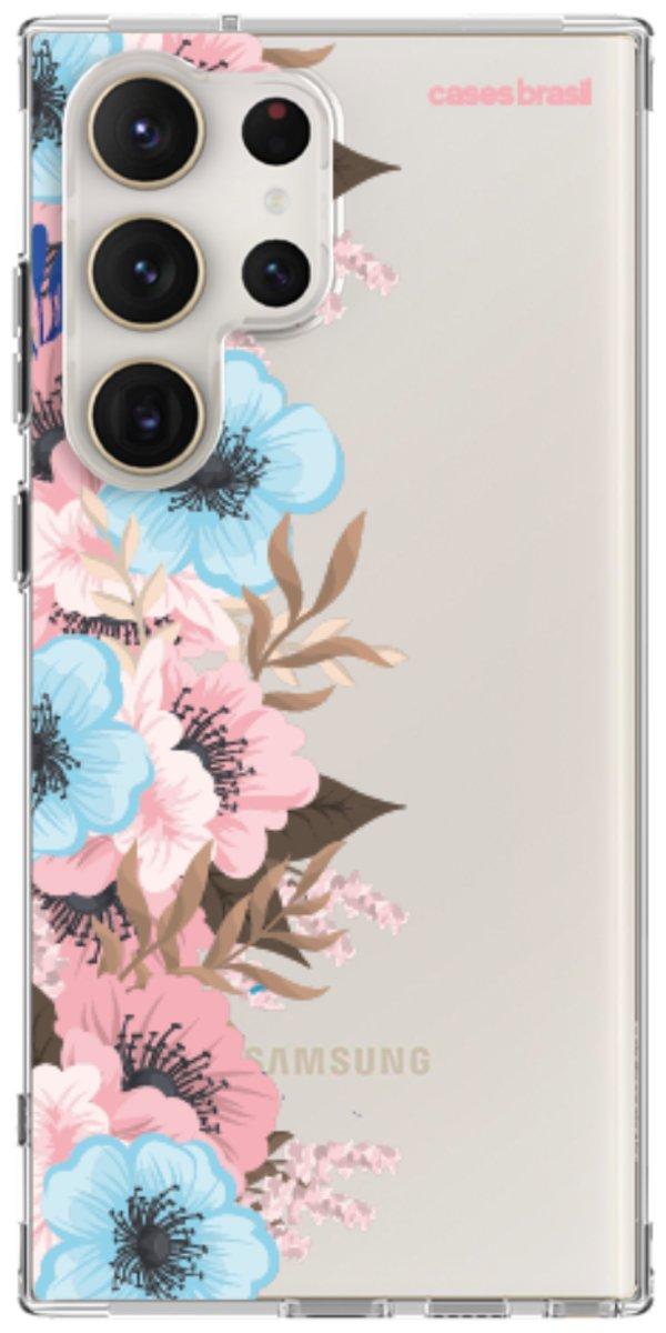 Capinha para Celular Moldura Floral
