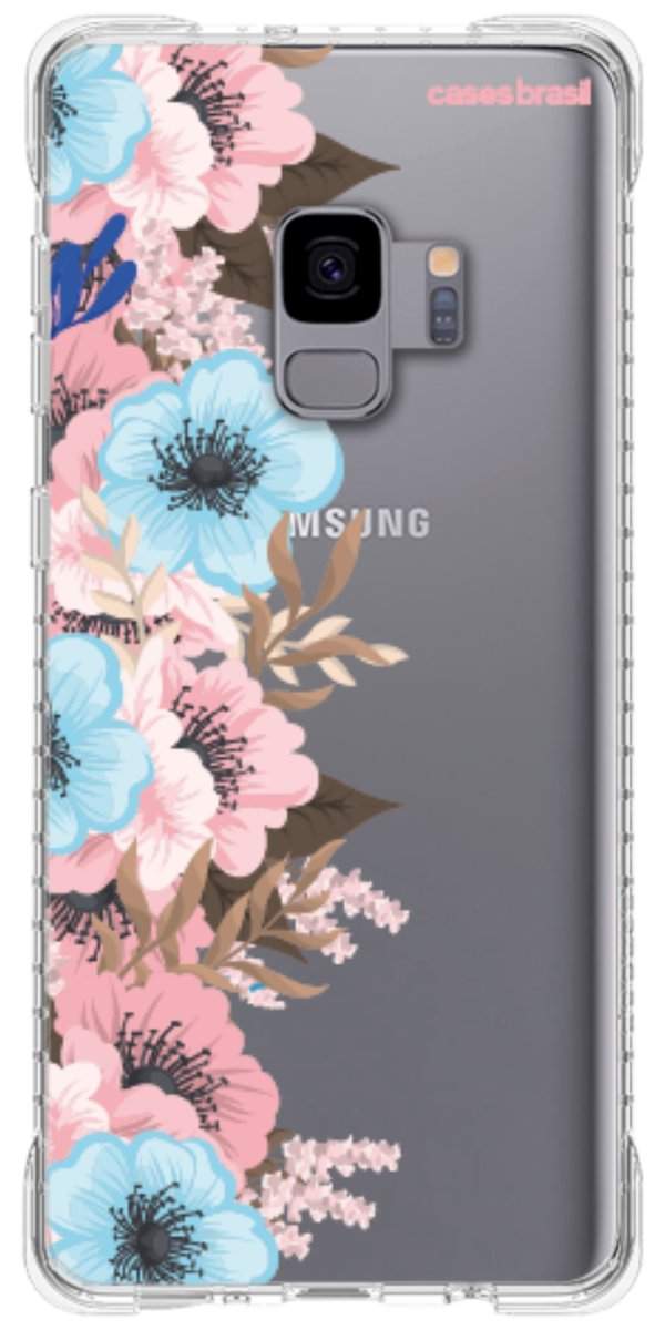 Capinha para Celular Moldura Floral