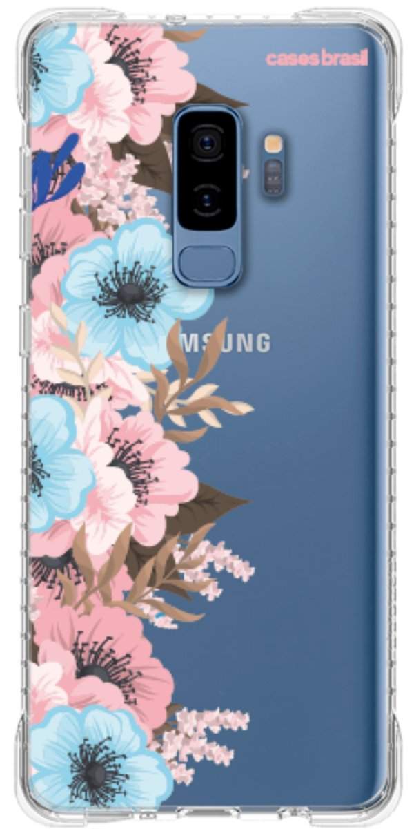Capinha para Celular Moldura Floral