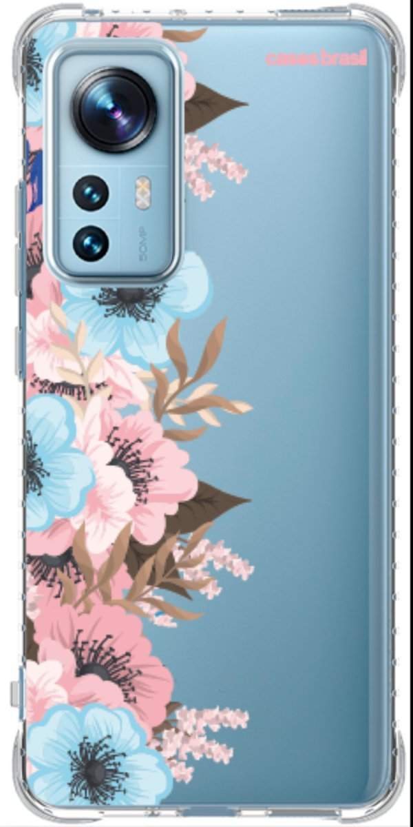 Capinha para Celular Moldura Floral
