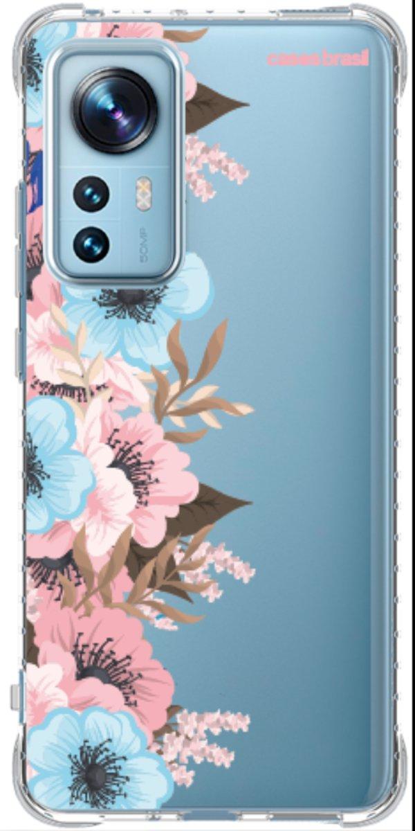 Capinha para Celular Moldura Floral