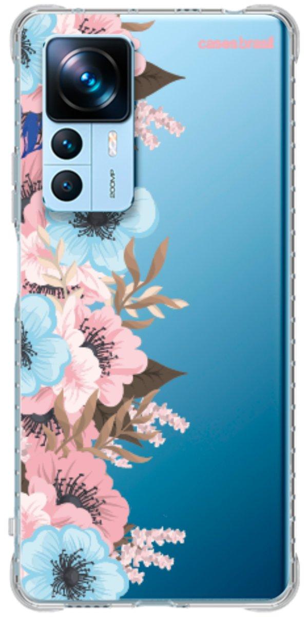 Capinha para Celular Moldura Floral