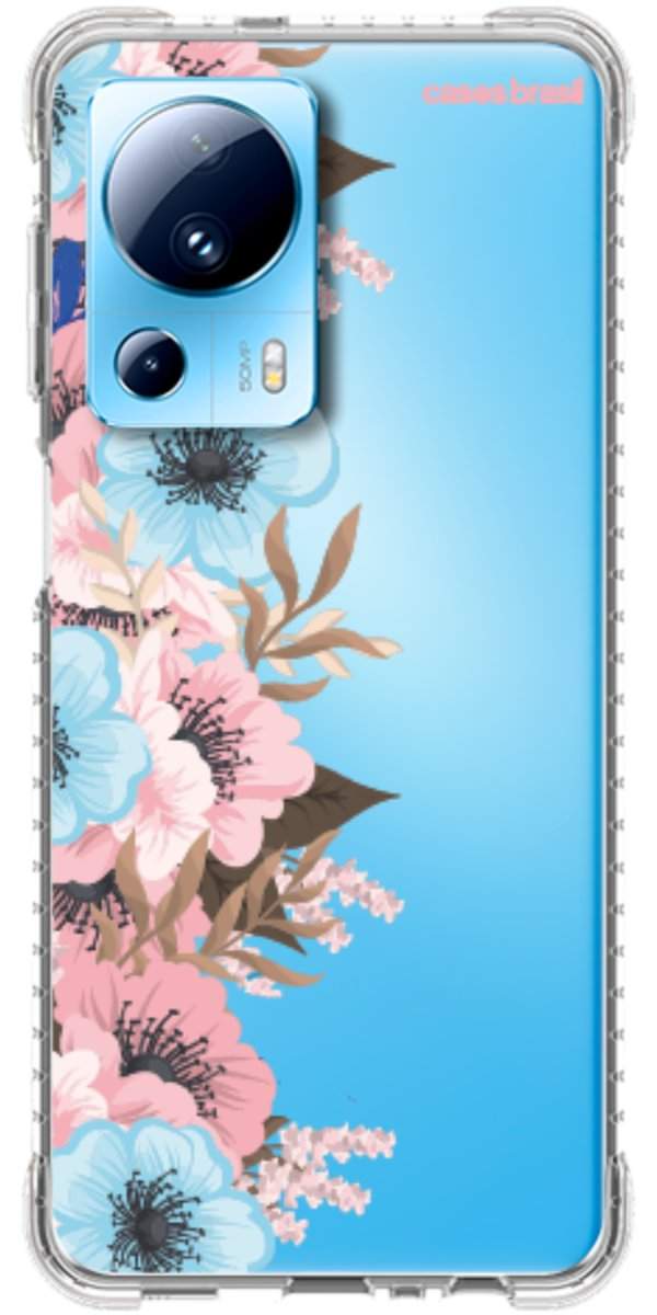 Capinha para Celular Moldura Floral