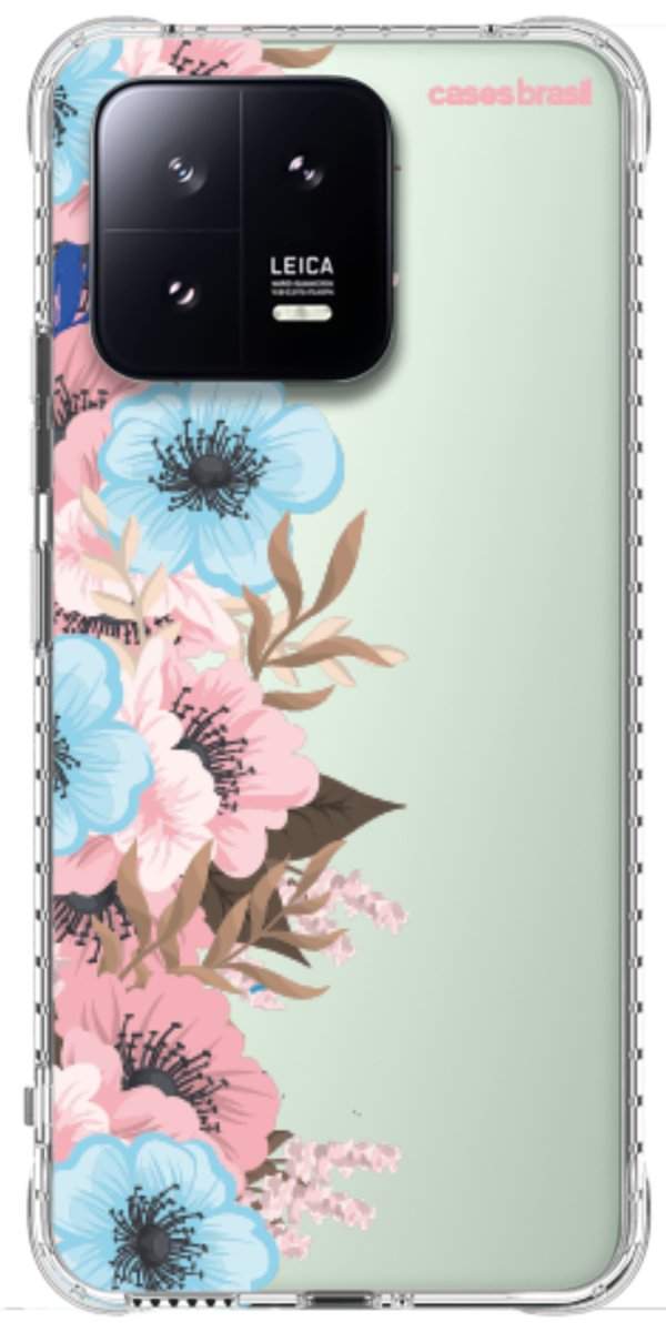 Capinha para Celular Moldura Floral