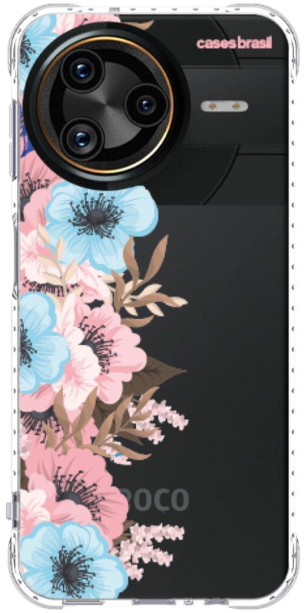 Capinha para Celular Moldura Floral