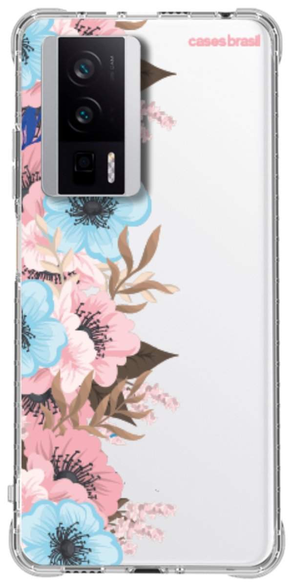 Capinha para Celular Moldura Floral
