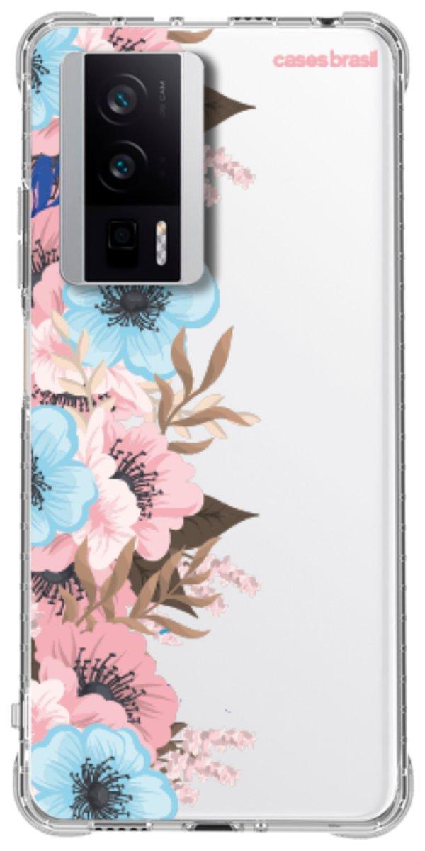 Capinha para Celular Moldura Floral