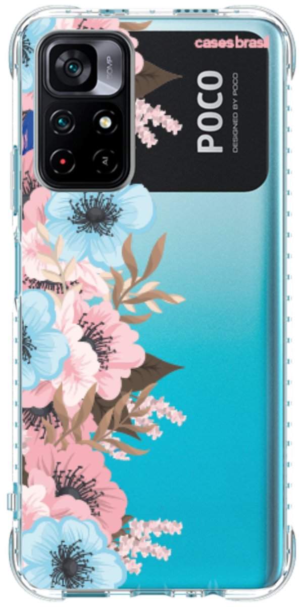 Capinha para Celular Moldura Floral