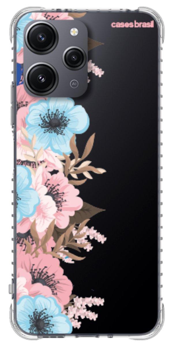 Capinha para Celular Moldura Floral