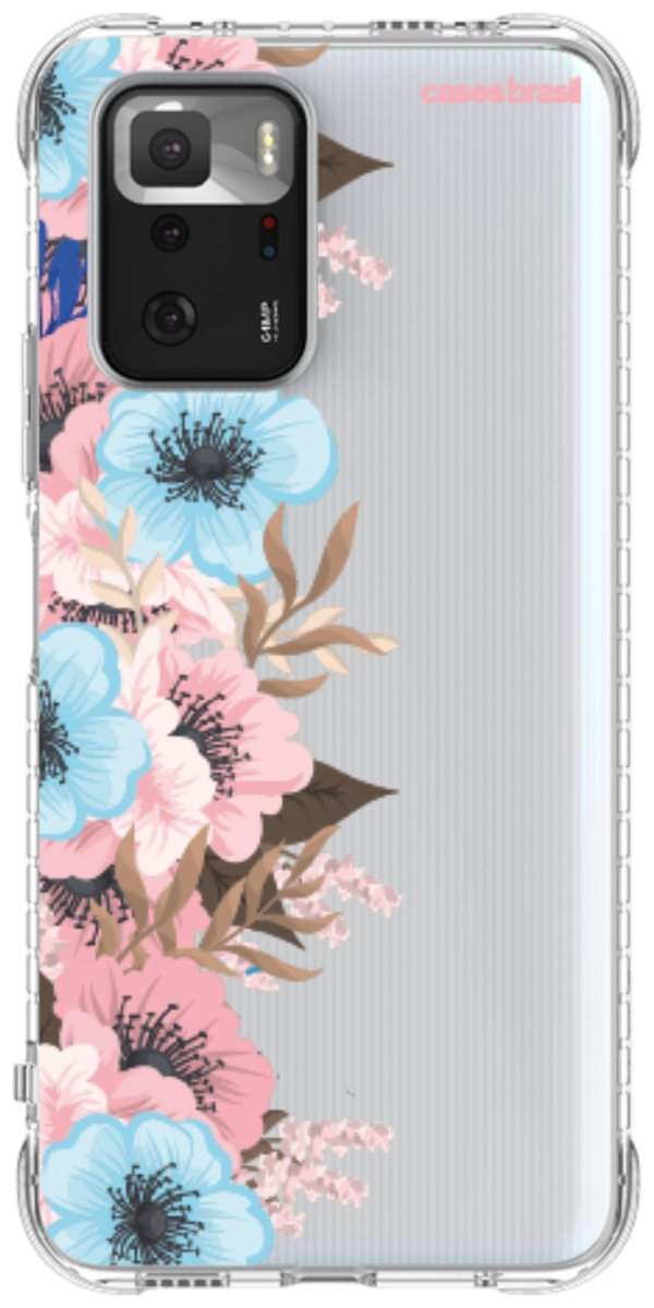Capinha para Celular Moldura Floral