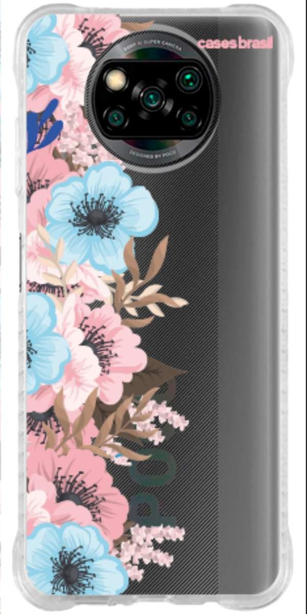 Capinha para Celular Moldura Floral