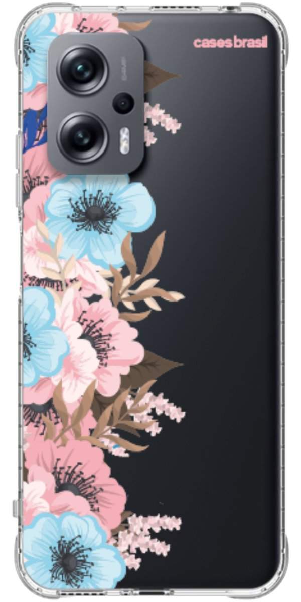 Capinha para Celular Moldura Floral