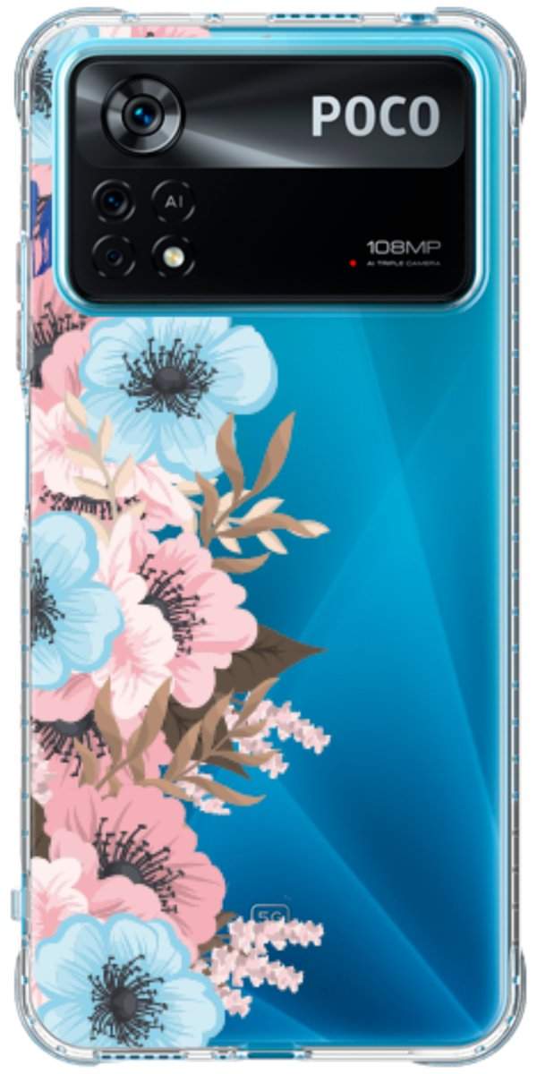 Capinha para Celular Moldura Floral