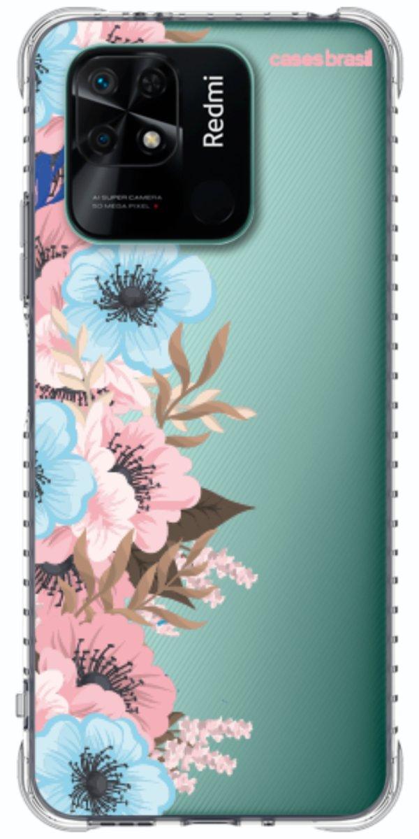 Capinha para Celular Moldura Floral