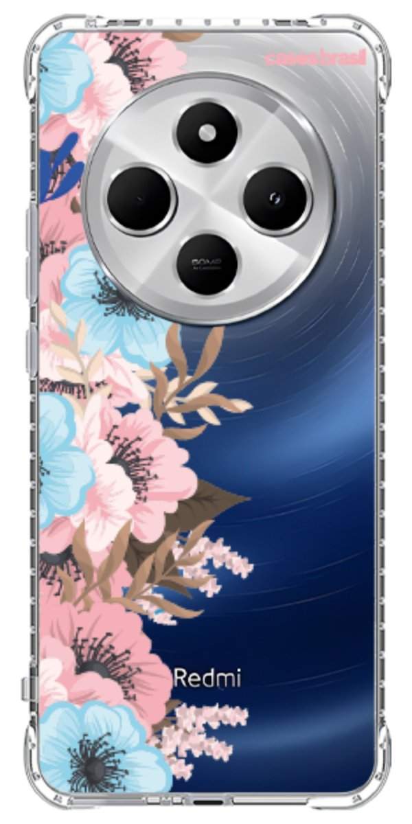 Capinha para Celular Moldura Floral