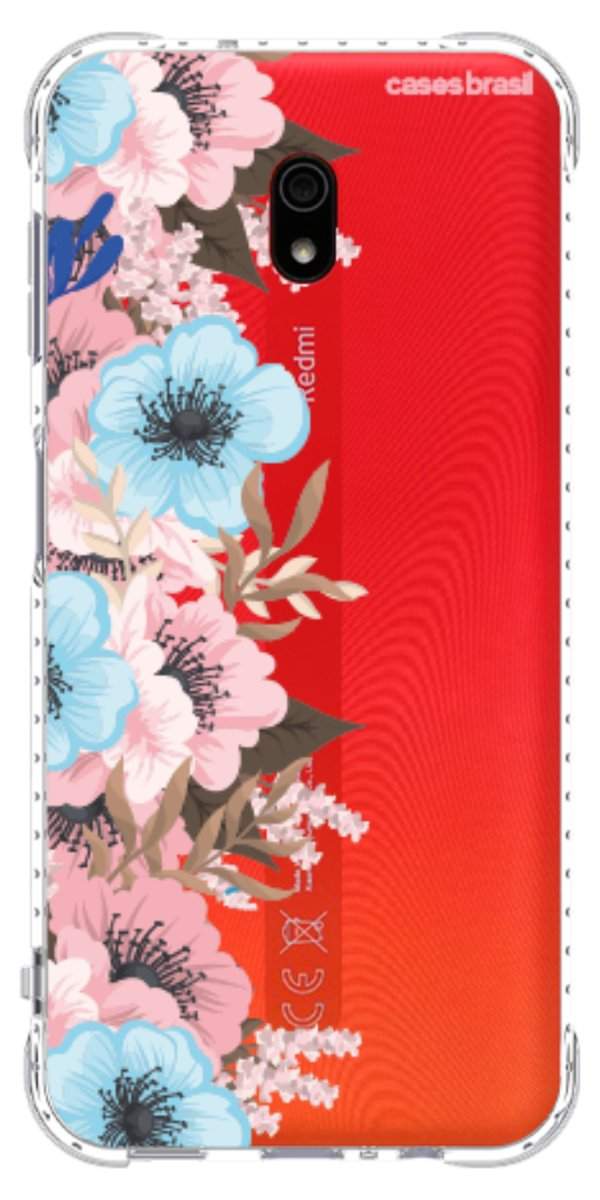 Capinha para Celular Moldura Floral