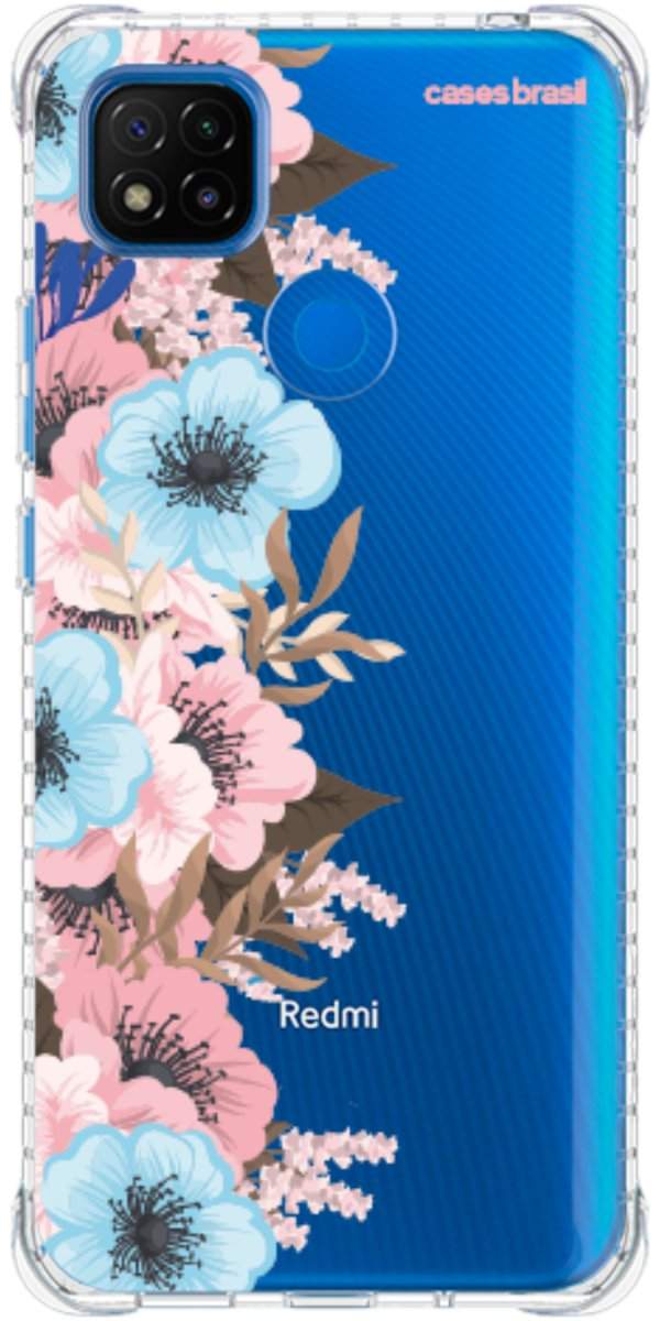 Capinha para Celular Moldura Floral