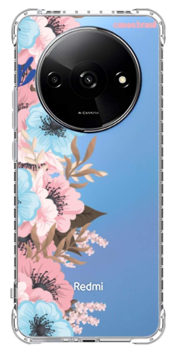 Capinha para Celular Moldura Floral