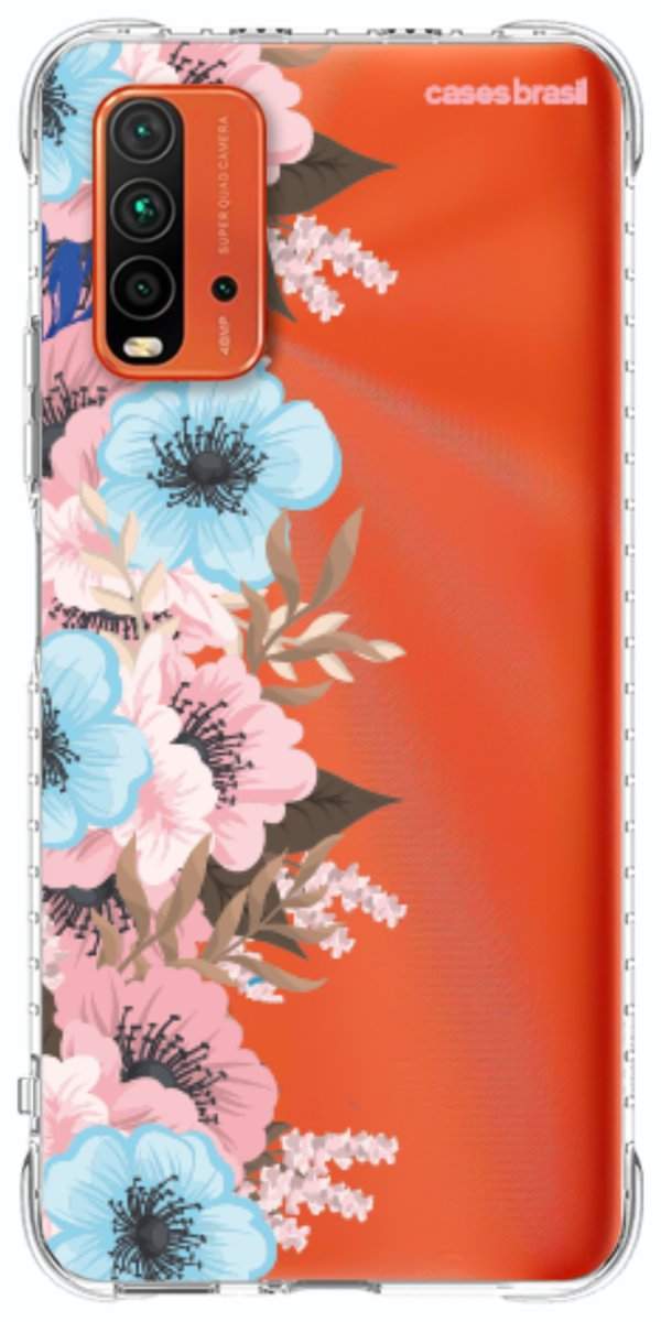 Capinha para Celular Moldura Floral