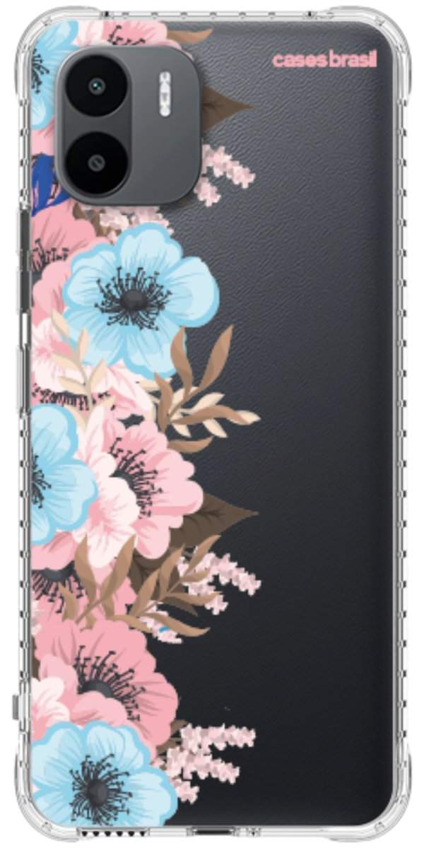 Capinha para Celular Moldura Floral