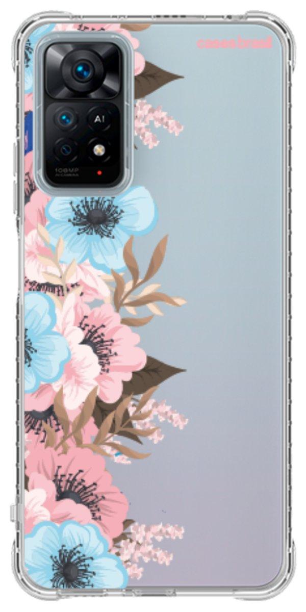 Capinha para Celular Moldura Floral