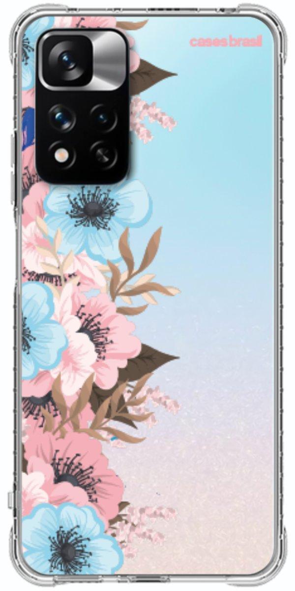 Capinha para Celular Moldura Floral