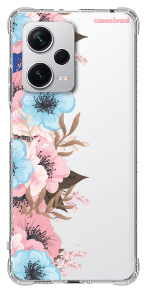 Capinha para Celular Moldura Floral