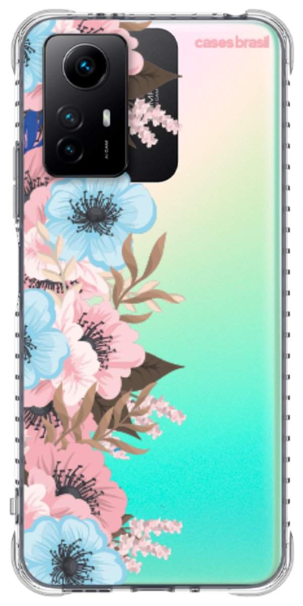 Capinha para Celular Moldura Floral